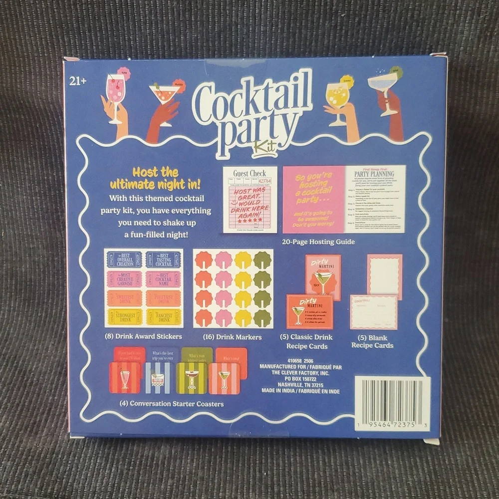 NWT, Cocktail Party Host Kit